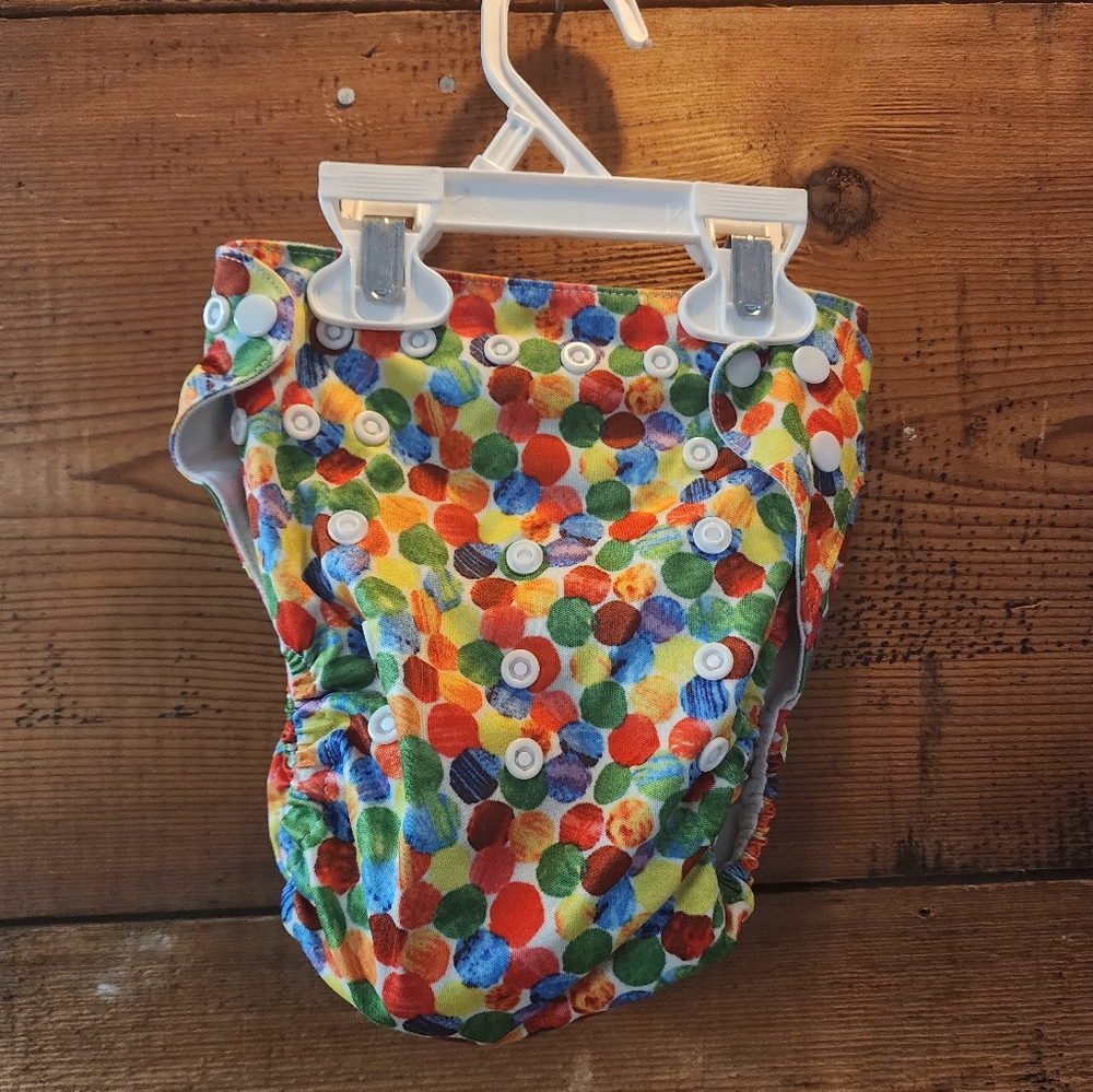 Kerry Bear kids cloth diapers- never used. 3-12 months hungry catapiller edition